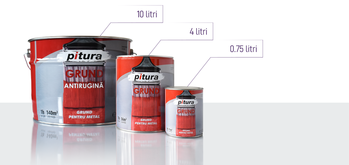 Pitură - grund pentru metal KOBER 4L