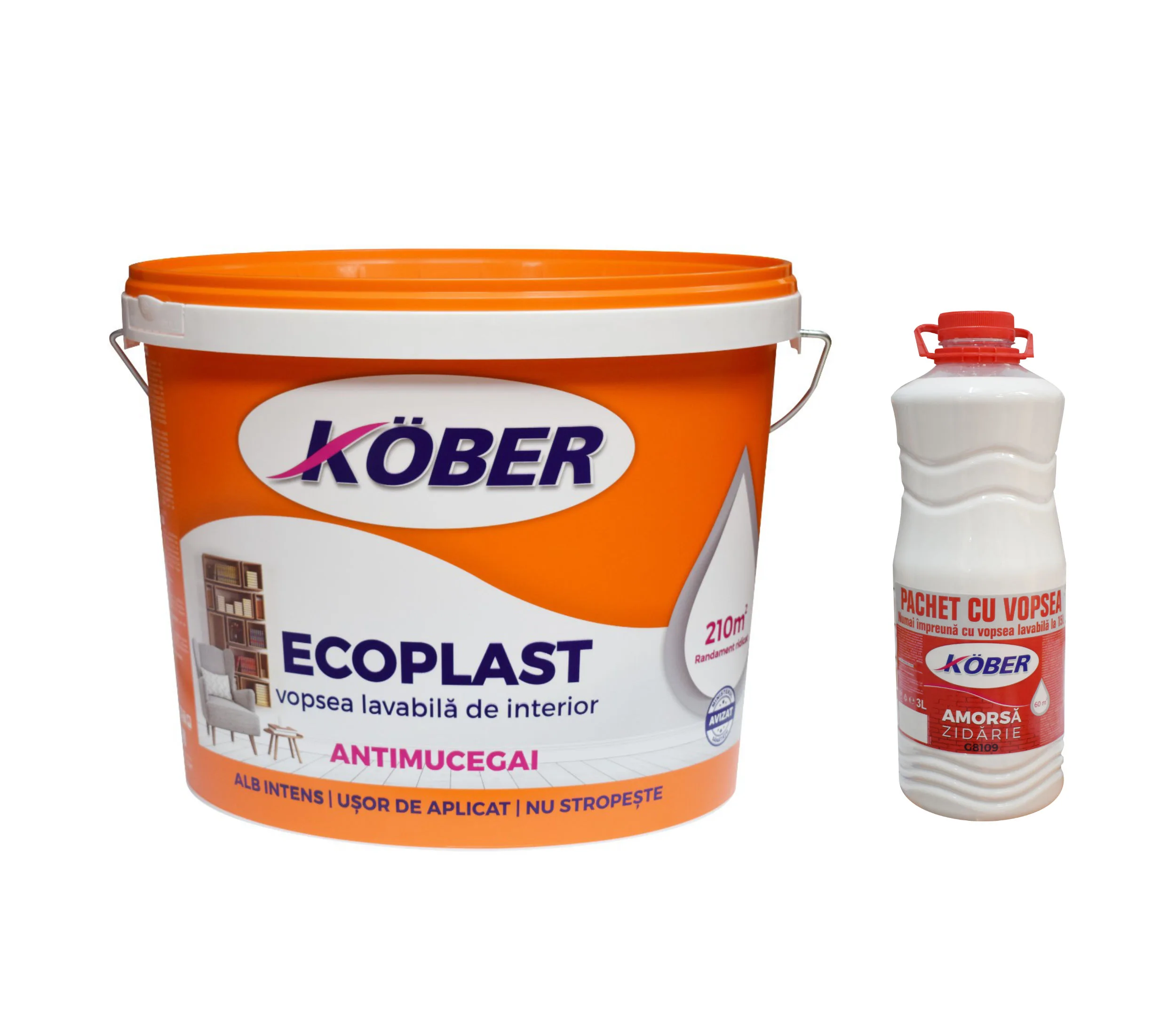 Lavabila Kober Ecoplast 15L + Amorsa 3L