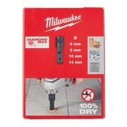 Set burghie diamantate M14 pentru găurire uscată Milwaukee, 4932471863