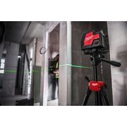 Nivelă laser cu 2 planuri cu fascicul verde reîncărcabilă REDLITHIUM™ USB  Milwaukee L4 CLL-301C, 4933478098