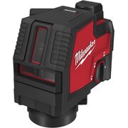 Nivelă laser cu 2 planuri cu fascicul verde reîncărcabilă REDLITHIUM™ USB  Milwaukee L4 CLL-301C, 4933478098