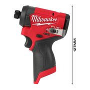 Mașină de înșurubat cu impact ¼″ Hex M12 FUEL™ subcompactă Milwaukee M12 FID2-0, 4933479876