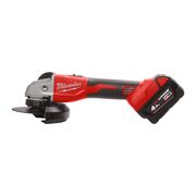 Polizor unghiular M18™ 125 mm cu comutator glisant Milwaukee M18 BLSAG125X-402X, 4933492644