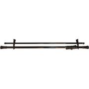 Galerie extensibila cilindru negru dubla 2.1-4m, Draperio