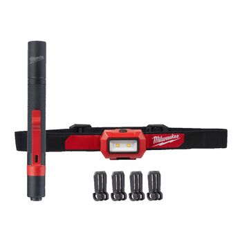 Set lanternă Milwaukee HL2IPL-LED, 4933492103