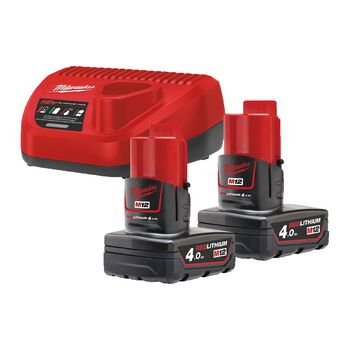 Pachet acumulatori si incarcator NRG M12™ Milwaukee, 4933459211