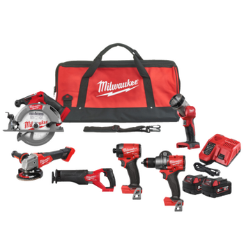 Set de sase masini cu acumulator, model M18 FPP6G3-502B Milwaukee,  4933498658