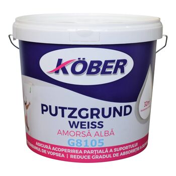 Amorsă albă kober putzgrund weiss g8105 4l
