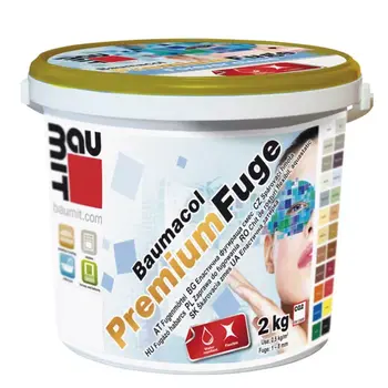 Kit pentru rosturi baumit premiumfuge 2kg silk grey – interior/exterior