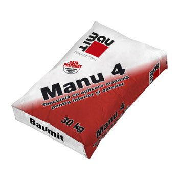 Tencuiala manuala var-ciment Baumit Manu 4 30KG