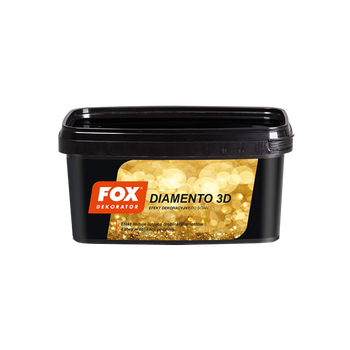 Vopsea decorativa fox diamento 3d 1l – gold