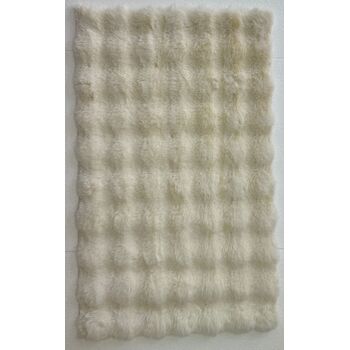 COVOR BAIE WAVES 60x90 ALB MURDAR