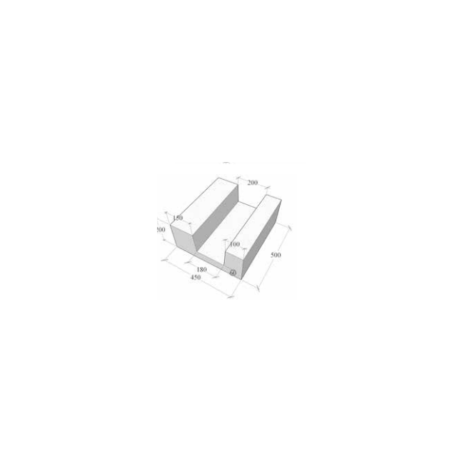 U-Blok Viastein 500x200x450
