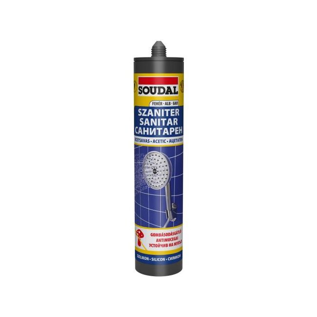 SILICON SANITAR GRI 280ML SOUDAL