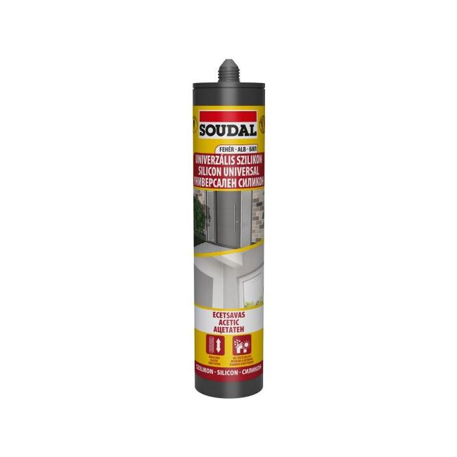 SILICON UNIVERSAL ALB 280ML SOUDAL