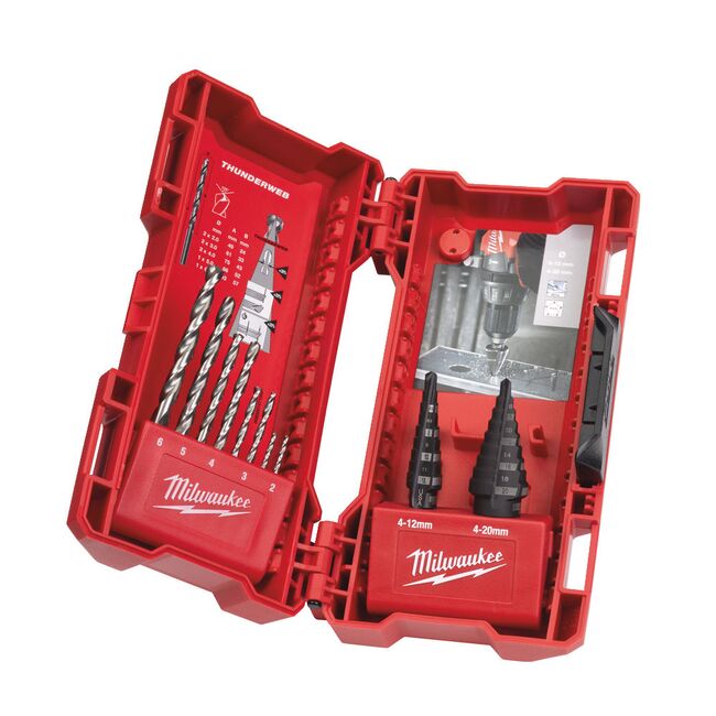 Set combinat burghie si burghie in trepte milwaukee, 48899350