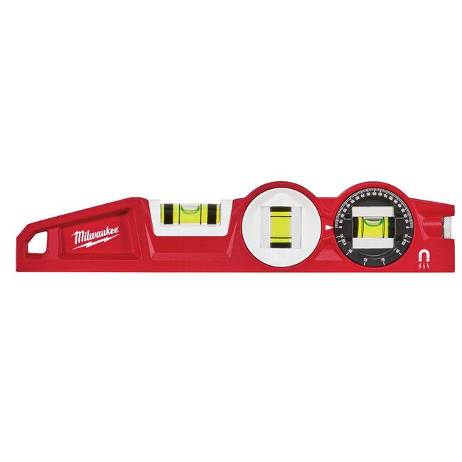 Nivelă Torpedo cu bulă reglabilă 25cm magnetică Milwaukee, 4932459096