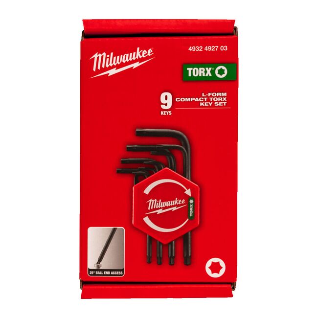 Set imbusuri compacte, forma L Milwaukee,4932492703
