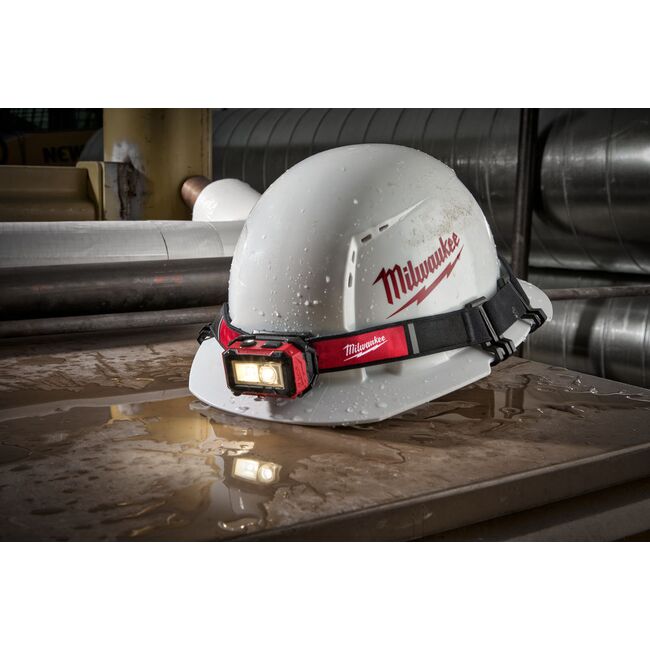 Lanternă frontală reîncărcabilă USB, 450 lumeni Milwaukee R HL450, 4933478587