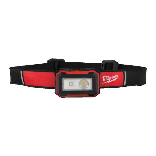 Lanternă frontală reîncărcabilă USB, 450 lumeni Milwaukee R HL450, 4933478587