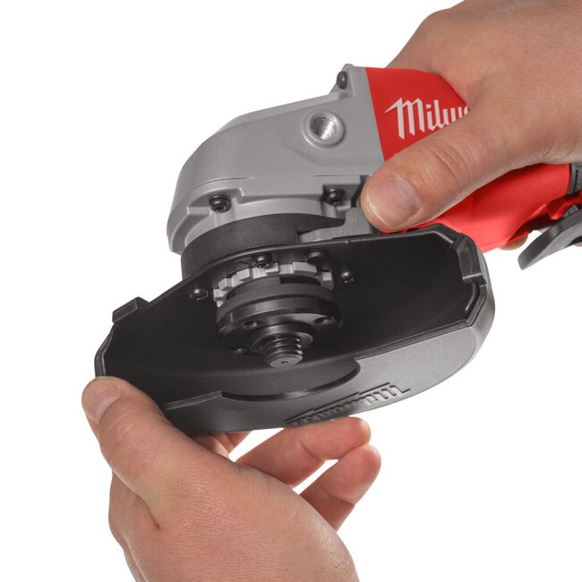 Polizor unghiular M18™ 125 mm cu comutator glisant Milwaukee M18 BLSAG125X-402X, 4933492644