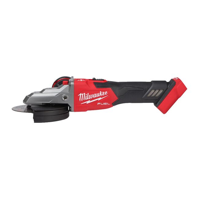 Polizor unghiular 125 mm cu cap plat, frânare și comutator culisant M18 FUEL™ Milwaukee M18 FSAGF125XB-0X, 4933478438