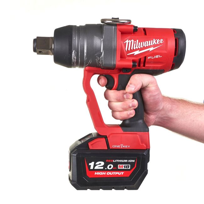Cheie de impact 1″ ONE-KEY™ M18 FUEL™, cuplu ridicat și inel de fixare Milwaukee M18 ONEFHIWF1-0X, 4933459732