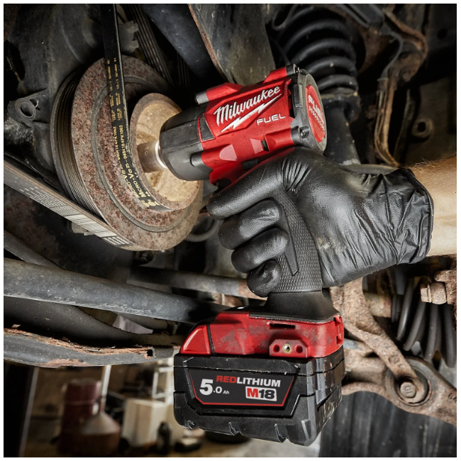 Cheie de impact M18 FUEL™, cuplu mediu și pin de blocare Milwaukee M18 FMTIW2P12-0X, 4933478452