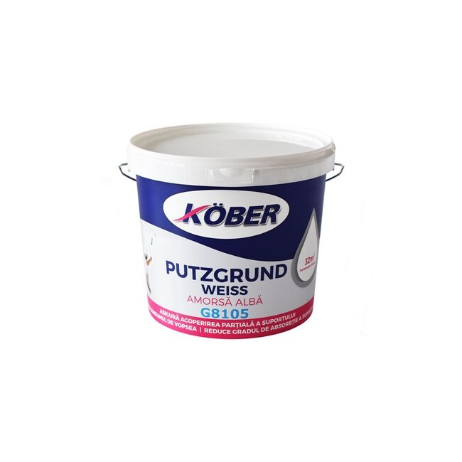 Amorsă albă KOBER Putzgrund weiss G8105 4L