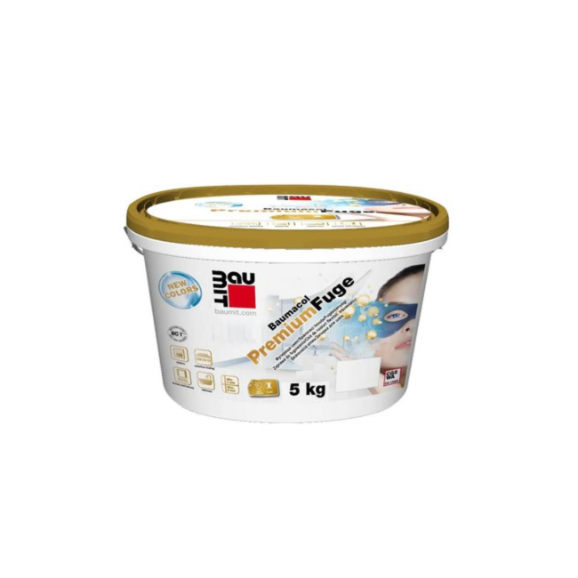 Kit de rosturi Baumit PremiumFuge 5kg Manhattan – interior/exterior