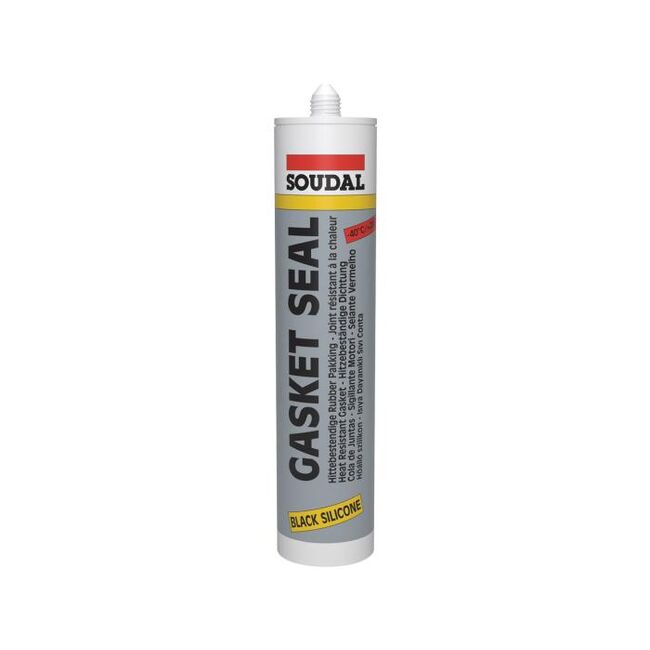 Silicon temperaturi inalte Soudal Gastek negru 300ml