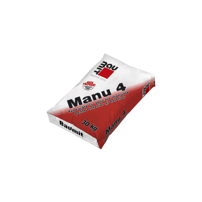 Tencuiala manuala var-ciment Baumit Manu 4 30KG