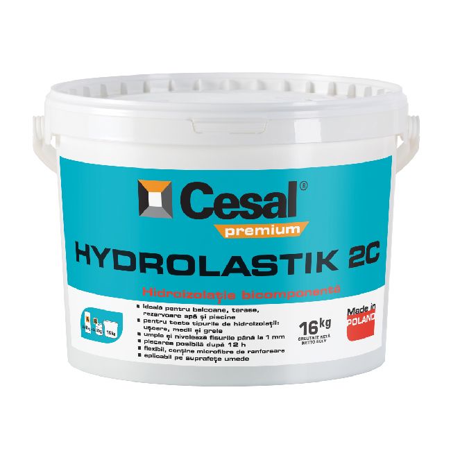Hidroizolatie interior-exterior 16kg cesal hydrolastik 2c