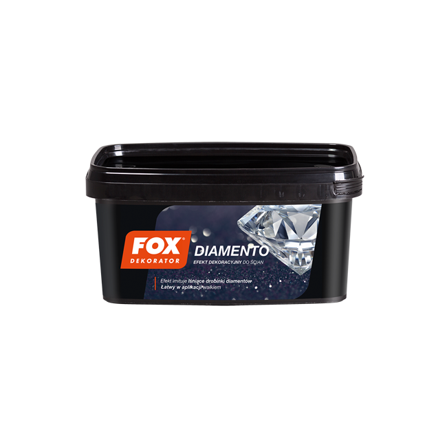 Vopsea decorativa fox diamento carbon