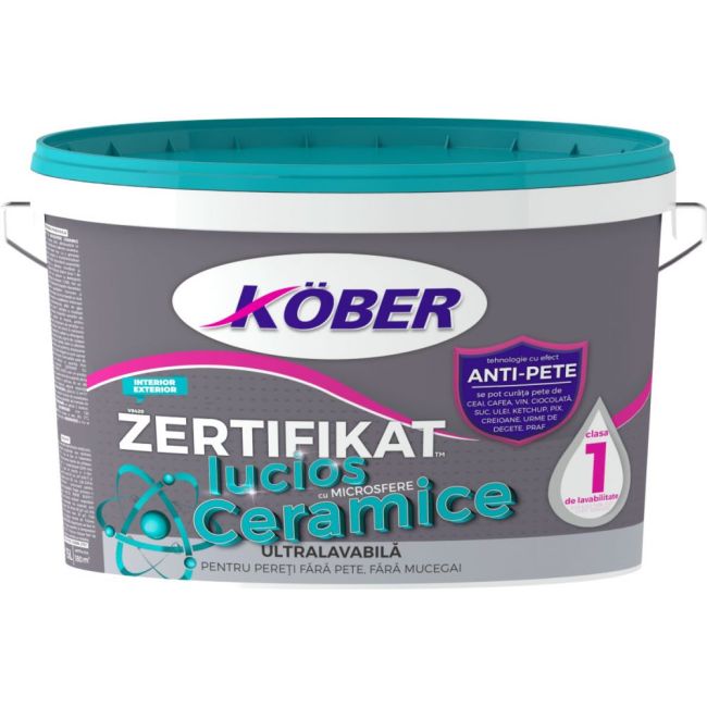 Lavabila Kober Zertifikat cu microsfere ceramice lucios 8.5L