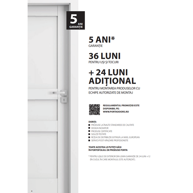 UȘĂ INTERIOR PORTA LEVEL C2