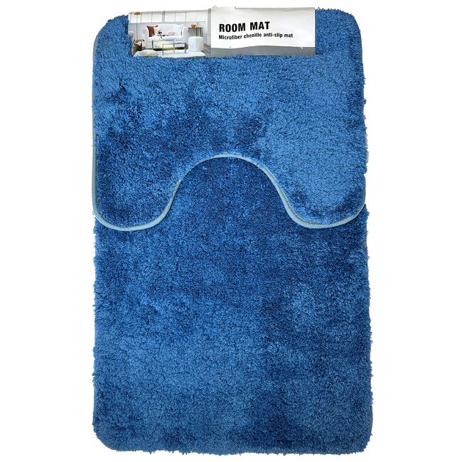 SET BAIE 2 PIESE ROOMMAT FIR 50*80 ALBASTRU YNF